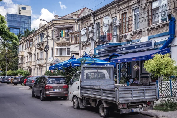 Кишинев Молдова Июля 2019 Года Улица Митрополита Варлаама Кишиневе Известная — стоковое фото