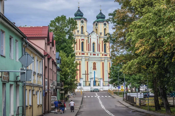 ポーランド セジニー2019年8月11日 ローマ カトリック教会ポドラシー地方の小さな町セジニーにある聖母マリア教会 — ストック写真