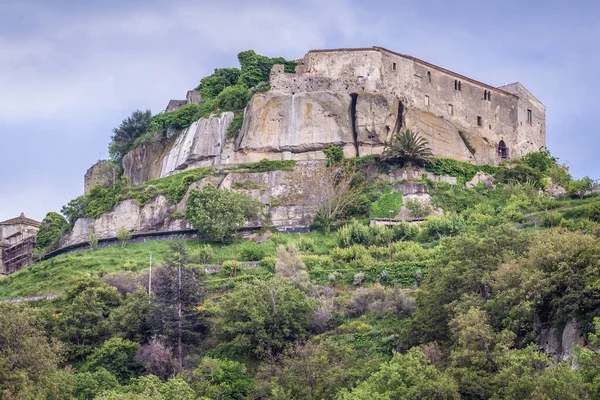 Kasteel Een Heuvel Castiglione Sicilia Sicilië Italië — Stockfoto