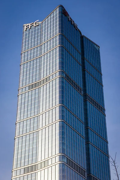 Beijing China February 2019 Fasad Fortune Financial Center Cbd Central — Stockfoto