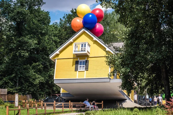 Mosciska Polonya Temmuz 2019 Polonya Daki Llüzyon Çiftliği Eğlence Parkı — Stok fotoğraf