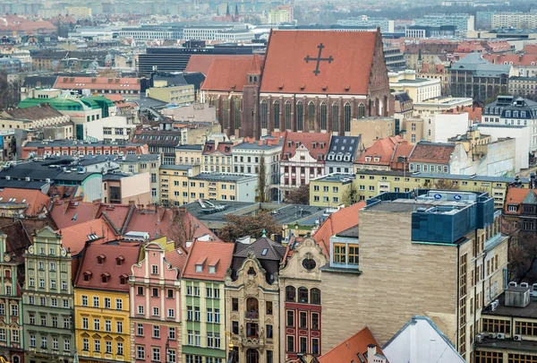 Wroclaw Poland December 2019 Saints Dorothea Wenceslaus Stanislaus Church Historic — Stock Photo, Image