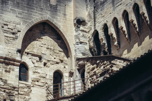 Details Van Paleis Van Pausen Historisch Paleis Gelegen Avignon Zuid — Stockfoto