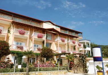 Yunanistan Ionian Sea Coast modern bina.