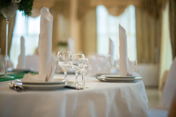 Las decoraciones de mesa para bodas. Concepto de boda — Foto de Stock