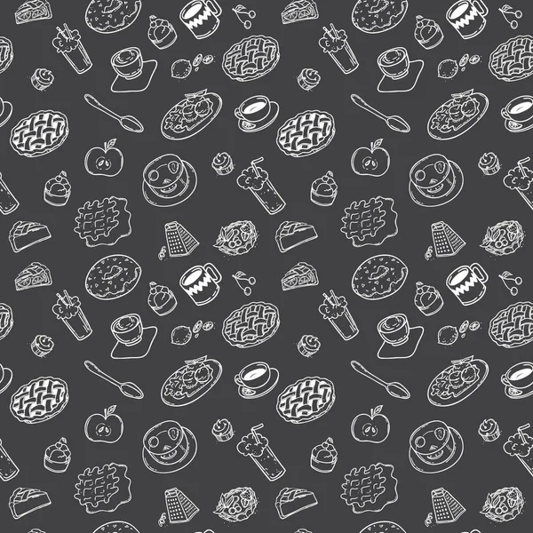 çizilmiş doodle tatlı