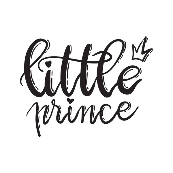 Lettering typography of Little prince — Stock Vector