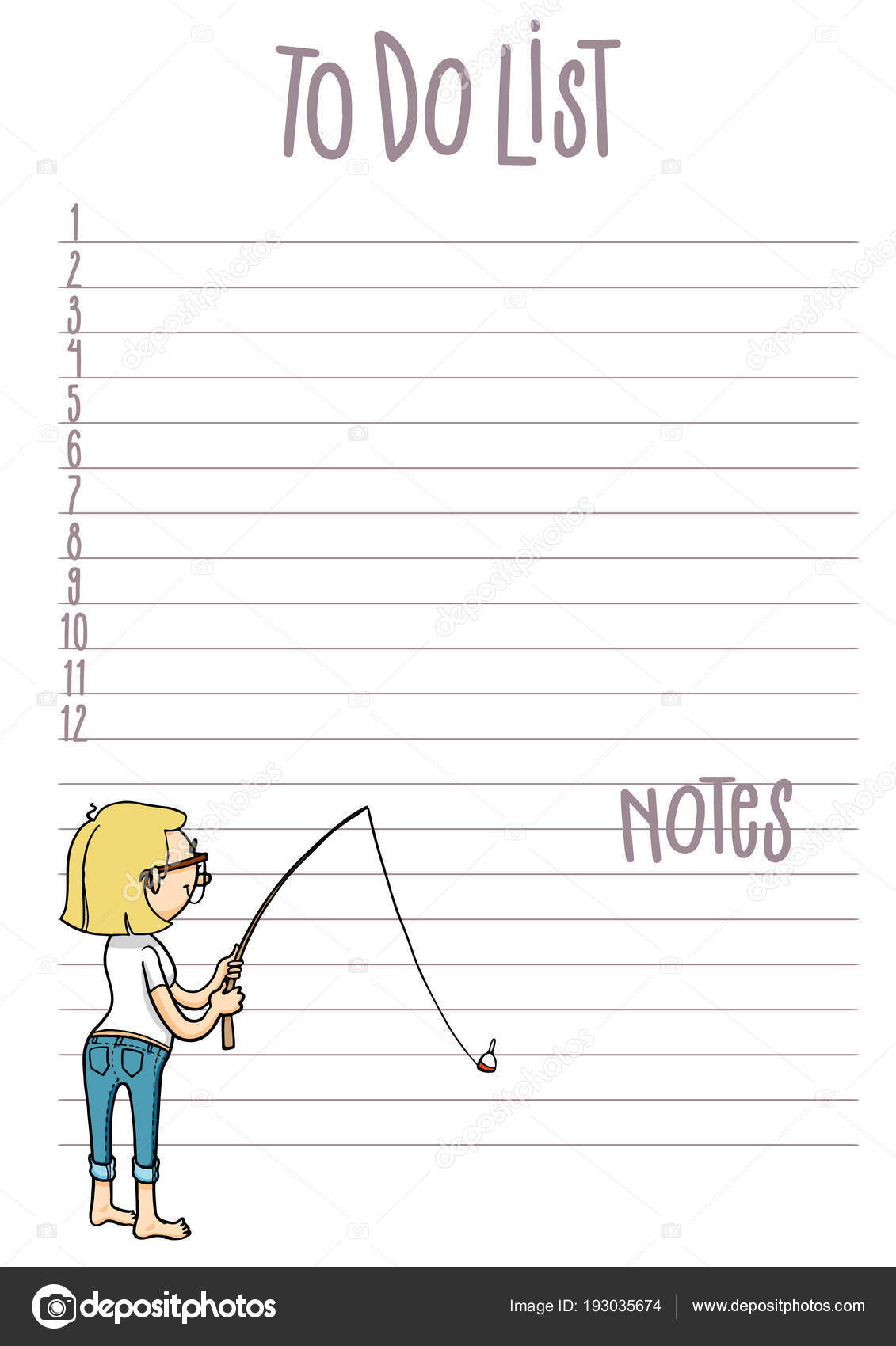 to do list daily weekly monthly planner page for notes with cute daily to do list planner