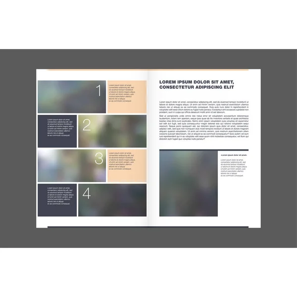 Brochure concept lay-outs template. — Stockvector