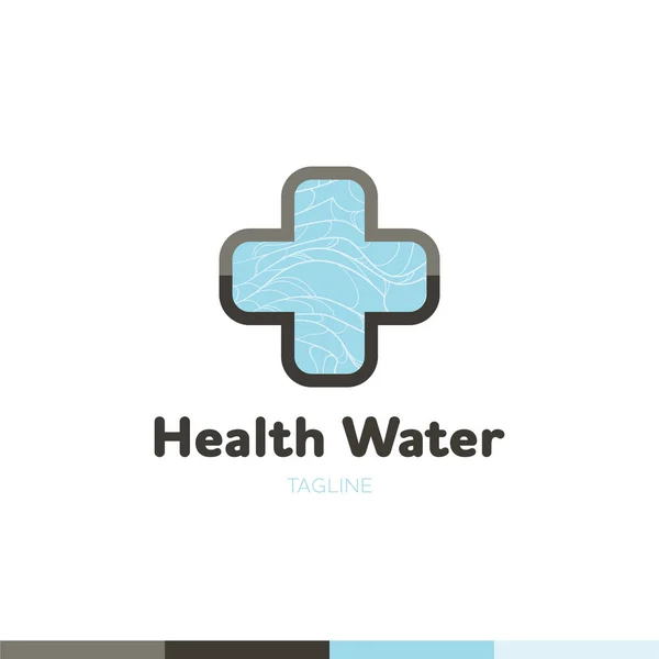 Water symbol logo design template icon. May be used in ecologica — Stock Vector