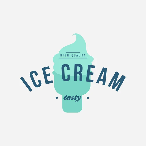 아이스크림이 디자인 요소입니다 빈티지 아이스크림 — 스톡 벡터