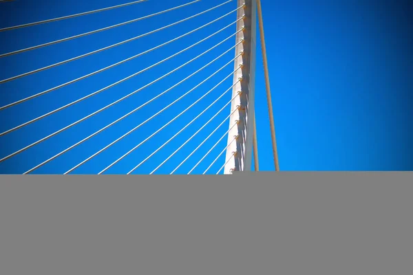 Фрагмент Подвесного Моста Испании — стоковое фото