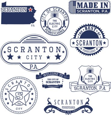 Genel pullar ve Scranton city, Pa belirtileri