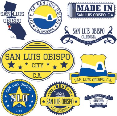 San Luis Obispo city, Ca. pul ve işaretleri