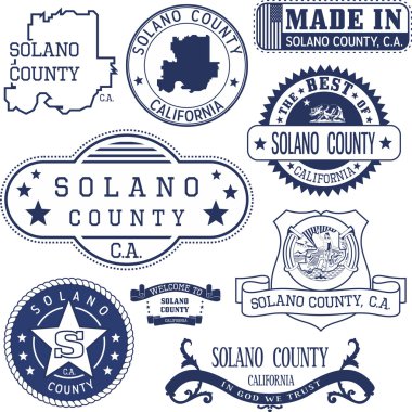 Solano county, Ca. dizi pullar ve işaretleri