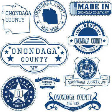 Onondaga county, New York. Pullar ve işaretleri