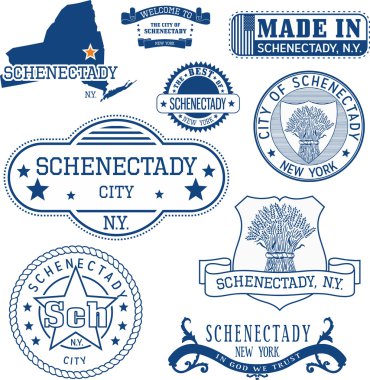 Schenectady, New York. Pullar ve işaretleri