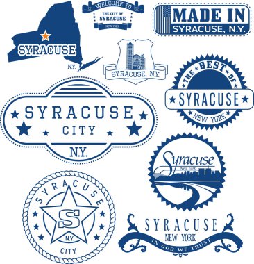 Syracuse, New York. Pullar ve işaretleri