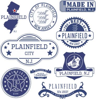 Plainfield, Nj. dizi jenerik pullar ve işaretleri