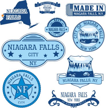 Dizi jenerik pullar ve Niagara Falls, Ny belirtileri