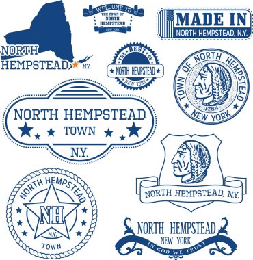 Dizi jenerik pullar ve Kuzey Hempstead, Ny belirtileri