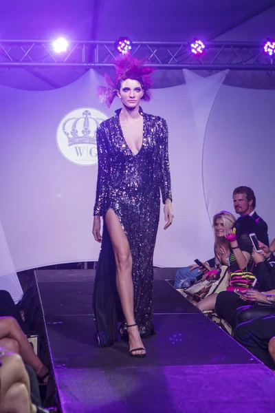 Wilfredo Gerardo fashion Show under Art hjärtan mode Art Basel 2016 — Stockfoto