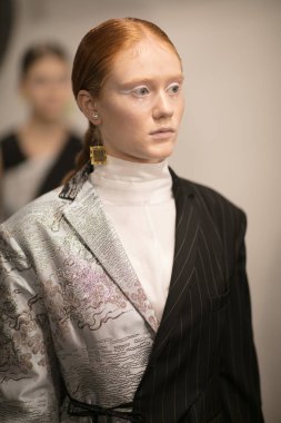 Kar Xue Gao sunu sırasında New York moda hafta Ss18