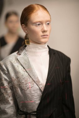 Kar Xue Gao sunu sırasında New York moda hafta Ss18