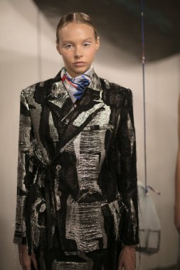 Kar Xue Gao sunu sırasında New York moda hafta Ss18