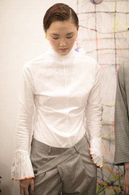 Kar Xue Gao sunu sırasında New York moda hafta Ss18