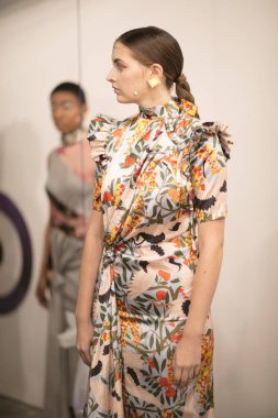 Kar Xue Gao sunu sırasında New York moda hafta Ss18