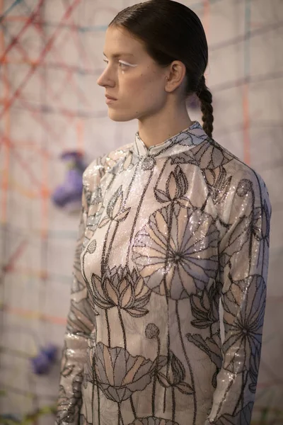 Kar Xue Gao sunu sırasında New York moda hafta Ss18