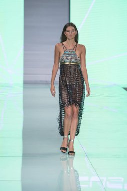 Custo Bracelona moda gösterisi sırasında Miami moda hafta 2017