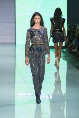 Custo Bracelona moda gösterisi sırasında Miami moda hafta 2017