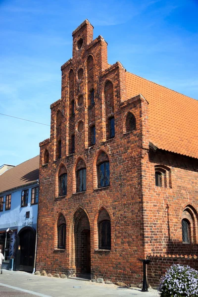 Alte Kirche in naestved — Stockfoto