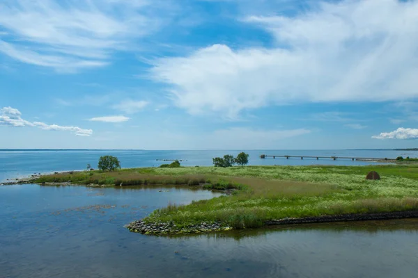 Vista mar do castelo de Kalmar — Fotografia de Stock