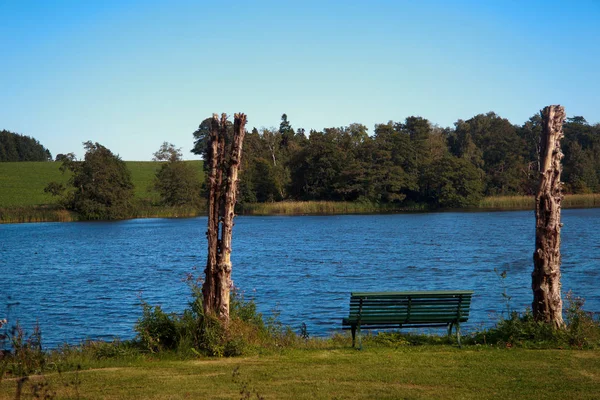 Krásný park Gisselfeld, Dánsko — Stock fotografie