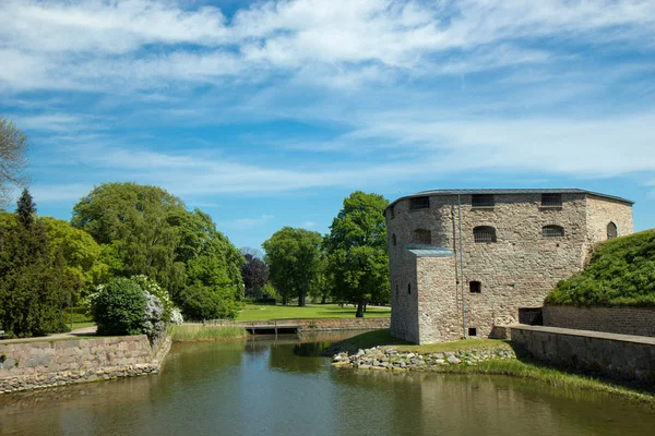 Zamek Kalmar w Szwecji Skandynawii Europy. — Zdjęcie stockowe
