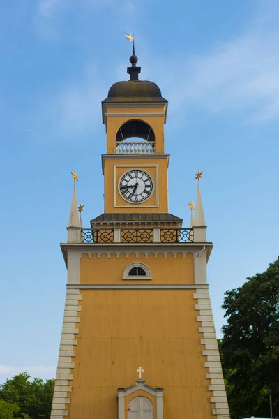 Torre do Almirante de madeira em Karlskrona — Fotografia de Stock