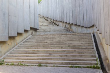 boş merdiven arka plan - inşaat detay