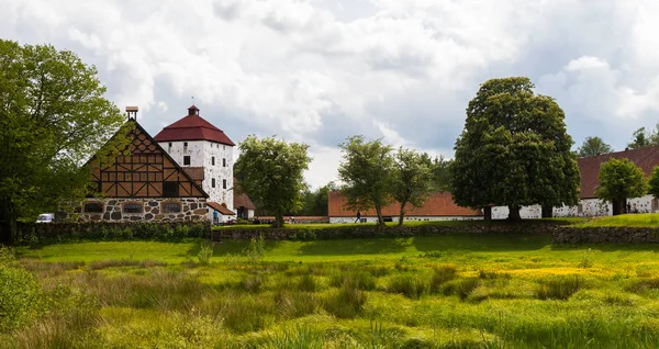 Castello di Hovdala è un castello nel comune di Hassleholm, Scania, Svezia — Foto Stock