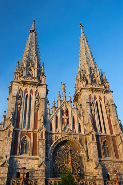 Catedral Católica de São Nicolau em Kiev . — Fotografia de Stock