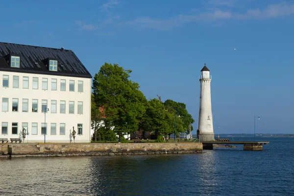 Maják v Karlskrona, Švédsko — Stock fotografie