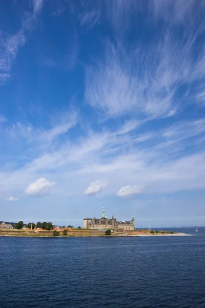 Vista do castelo de Kronborg na Dinamarca — Fotografia de Stock