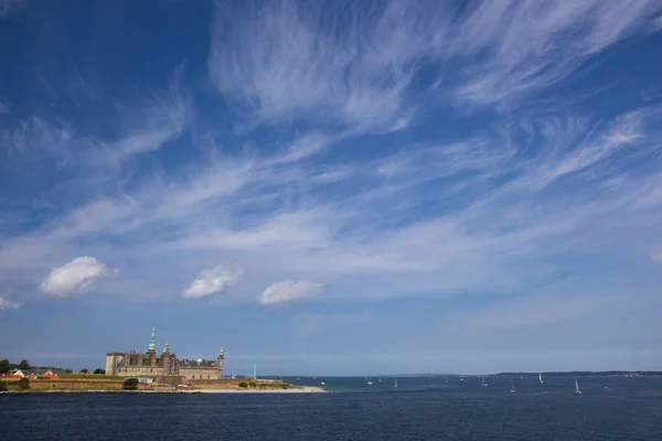 Vista del castillo de Kronborg en Dinamarca — Foto de Stock