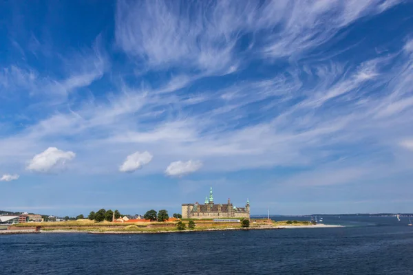 Вид на замок Феборг в Дании — стоковое фото
