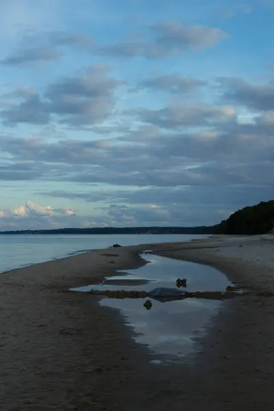 Soirée sur la plage au parc national Stenshuvud — Photo