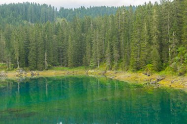 Carezza Lake, Dolomites, Güney tirol