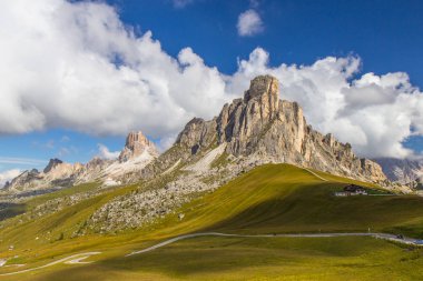 Passo Giau Dolomites, Güney tirol, İtalya