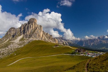 Passo Giau Dolomites, Güney tirol, İtalya
